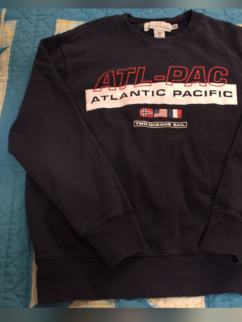 Retro "ATL-PAC Atlantic Pacific" Graphic Sweatshirt